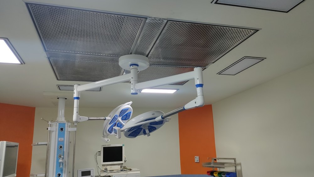 Healthcare facility HVAC infrastructure.